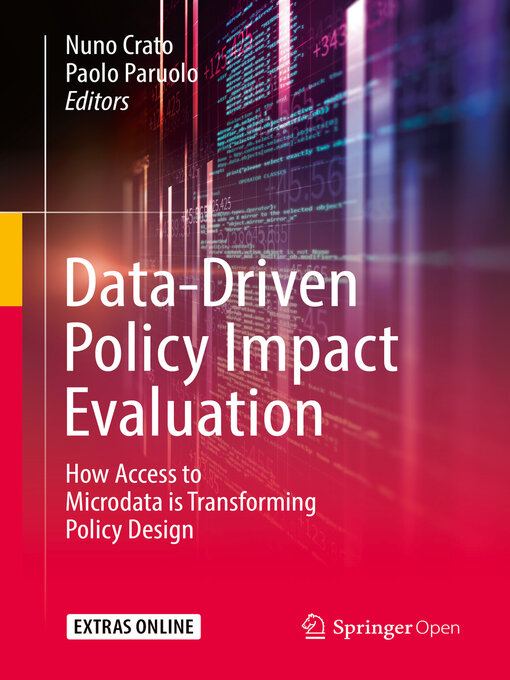 Title details for Data-Driven Policy Impact Evaluation by Nuno Crato - Available